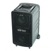 MIPRO MA-808 PA, portables PA System, 250 Watt, 2 Wege, Akkubetrieb, ohne CD/Tape, MRM 70 optional, inkl. MB-80 Akkus