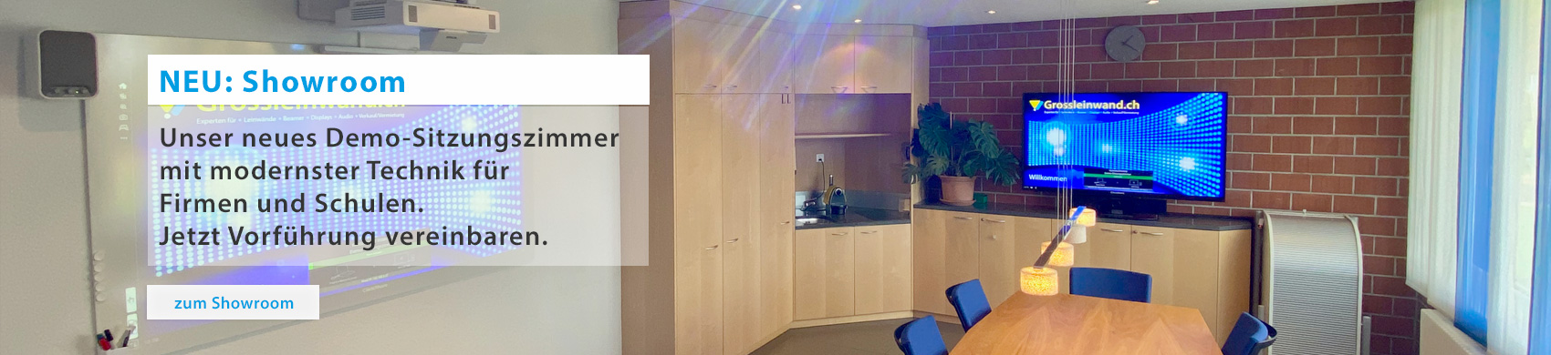 Showroom Pro AV-Technik Sitzungszimmer Schule 